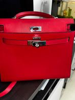 Redlip leather shoulder bag, Sieraden, Tassen en Uiterlijk, Tassen | Damestassen, Ophalen of Verzenden, Zo goed als nieuw, Rood