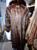 Mooi vintage echte MINK lange bontjas bont jas bontmantel M, Ophalen of Verzenden, Zo goed als nieuw, Maat 38/40 (M), Bruin