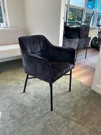Eetkamerstoelen 4x, Huis en Inrichting, Stoelen, Ophalen, Gebruikt, Zwart, Vier