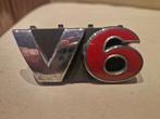 V6 logo golf 4 mk4 grill vw volkswagen origineel badge, Auto-onderdelen, Ophalen of Verzenden, Gebruikt, Volkswagen