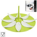 Partij serveerbladen met amuselepels 100 st. -nieuw- bieden, Ophalen, Nieuw, Nvt, Nvt