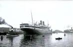 Scheepvaart, Verzamelen, Scheepvaart, Verzenden, Nieuw, Motorboot, Kaart, Foto of Prent
