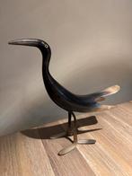 Vintage Koehoorn Vogel Decoratie, Ophalen of Verzenden, Gebruikt