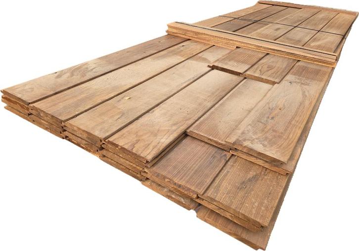 20 m2 channelsiding rabat - hardhout - HP16, Tuin en Terras, Palen, Balken en Planken, Nieuw, Planken, 250 cm of meer, Hardhout