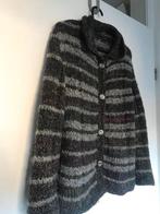 Handgebreid vest of jasje in aardetinten maat M wol, Kleding | Dames, Truien en Vesten, Verzenden, Zo goed als nieuw