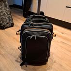 Trolley Rugzak - Zwart, Sieraden, Tassen en Uiterlijk, Koffers, Ophalen, Overige materialen, 50 tot 60 cm, Zo goed als nieuw