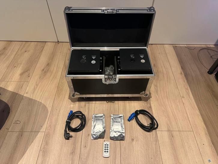 2x DJ Licht Sparkulars in flightcase (700w) + 2 extra zakjes, Muziek en Instrumenten, Licht en Laser, Zo goed als nieuw, Licht