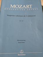 Mozart Vesperae solennes de Confessore KV 339, Overige soorten, Ophalen of Verzenden, Zang, Zo goed als nieuw