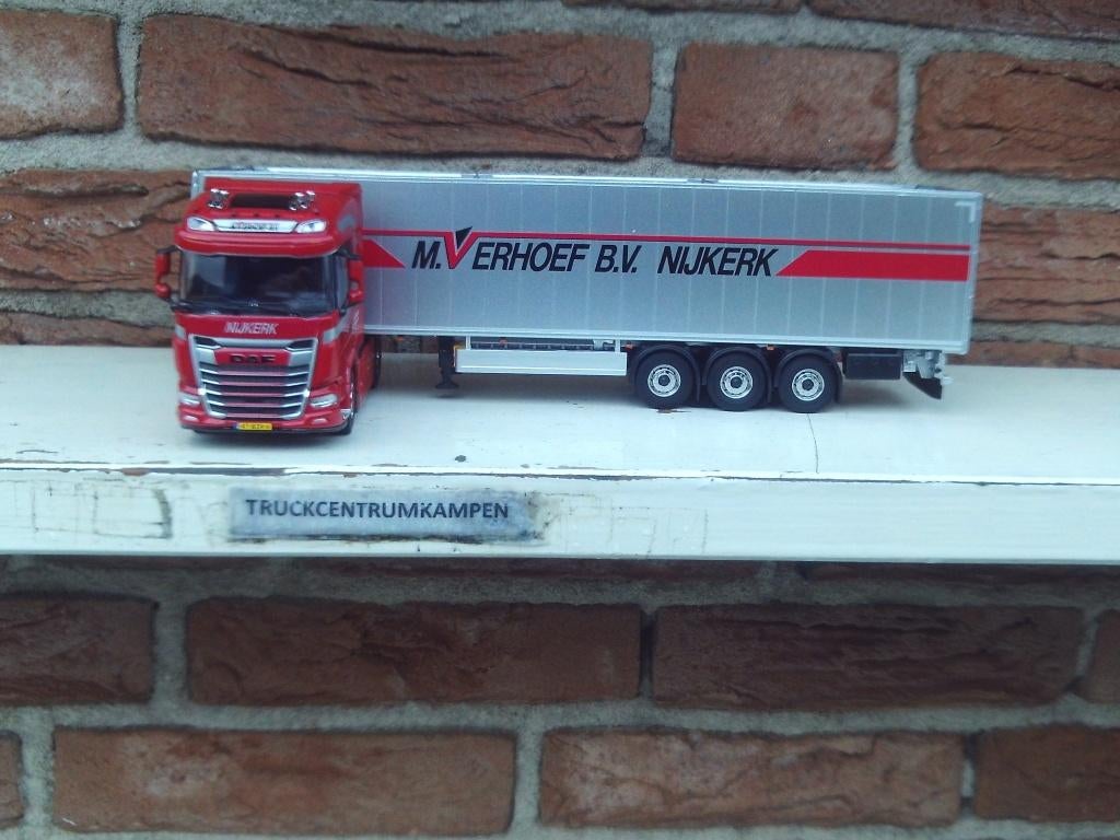 Cavallino  Daf  XG  van  Marcel  Verhoef - Nijkerk., Hobby en Vrije tijd, Modelauto's | 1:50, Ophalen of Verzenden, Nieuw, Bus of Vrachtwagen