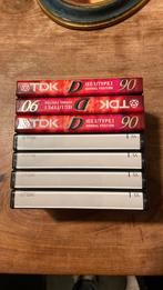 Zeven noeuwe TDK casettebandjes, Cd's en Dvd's, Cassettebandjes, Ophalen of Verzenden, Nieuw in verpakking