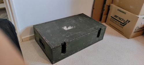 Munitiekist NL Leger - Houten Opbergkist, Antiek en Kunst, Antiek | Woonaccessoires, Ophalen of Verzenden