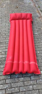 1 luchtbed 1 persoons kleur blauw en rood, Ophalen, Gebruikt, 1-persoons
