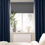IKEA Sanela half verduisterende gordijnen - donkerblauw, Huis en Inrichting, Stoffering | Gordijnen en Lamellen, Ophalen, Gebruikt