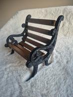 Mini bankje gietijzer, Antiek en Kunst, Curiosa en Brocante, Ophalen