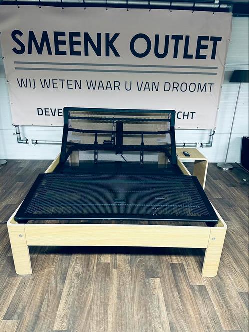 Auping Auronde SHOWROOMMODEL 140x200 3M Elektrisch! -50%, Huis en Inrichting, Slaapkamer | Bedden, Nieuw, Tweepersoons, 140 cm