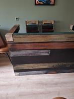 Tafel met 4 stoelen let op merk wolfmobel., Huis en Inrichting, Tafels | Eettafels, Zo goed als nieuw, Vijf personen of meer, Rechthoekig