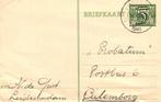 Briefkaart 5ct overdruk over 3 ct groen 1941, Verzenden, Envelop