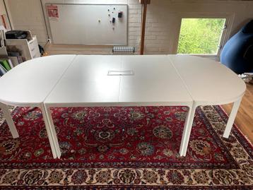 Vergadertafel Ikea BEKANT wit tafel 