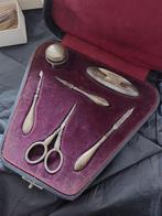 Antieke zilveren pedicure set - echt zilver .800 .835, Antiek en Kunst, Ophalen of Verzenden, Zilver