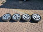 Set Originele VW Polo Greenland velgen + banden 5x100, Auto-onderdelen, Banden en Velgen, Ophalen, Gebruikt, 15 inch, Banden en Velgen