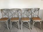 Stoelen 4 stuks, Ophalen, Gebruikt, Vier, Grijs