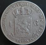 Gulden 1861, 1 gulden, Koning Willem III, Verzenden, Zilver