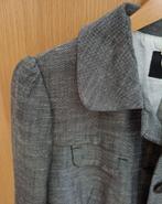 Z.g.a.n. kort jasje met kraagje zwart grijs wit gemengd M, Maat 38/40 (M), Overige typen, Vanilia, Zwart