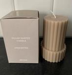 H&M Home beige kaars nieuw!, Overige materialen, Beige, Nieuw, Ophalen of Verzenden
