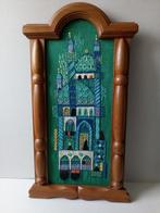 Scandinavisch/Noors borduurwerk/wanddecoratie.Vintage, Ophalen of Verzenden, Zo goed als nieuw