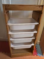 Trofast IKEA grenen kast met 4 bakken, Kinderen en Baby's, Kinderkamer | Commodes en Kasten, Ophalen, Gebruikt, Minder dan 75 cm