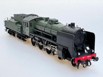 NS 4014 stoomloc (Philotrain 74D) - Zeldzaam messing model beschikbaar voor biedingen