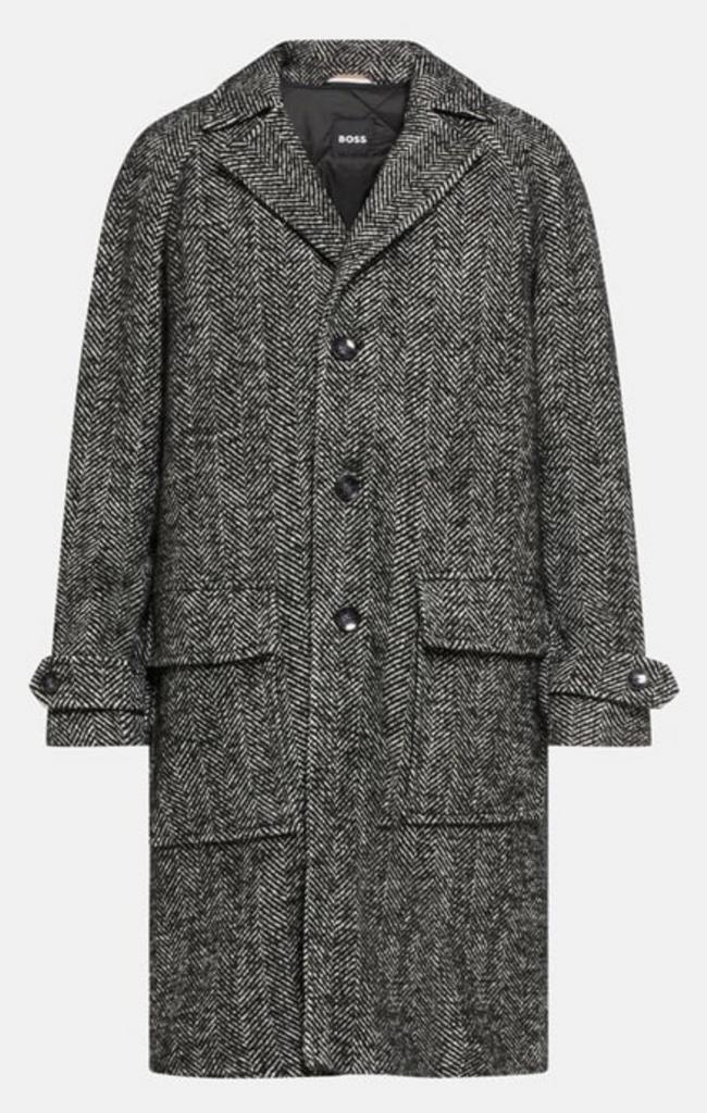 Nieuw Boss Black Heren Mantel / Overcoat Wolmix Maat 50 (L), Kleding | Heren, Jassen | Winter, Nieuw, Maat 48/50 (M), Zwart, Ophalen of Verzenden