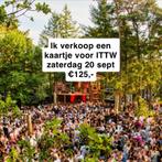 1 Kaartje ITTW zaterdag, Eén persoon, Ticket of Toegangskaart