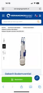 Geberit bodemventiel 244.830.00.1 (NIEUW), Ophalen of Verzenden, Nieuw, Toilet
