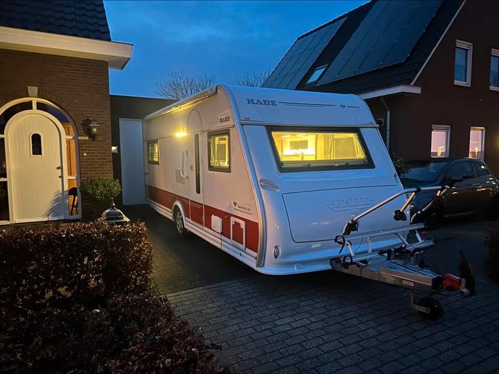 Kabe Smaragd GLE  2014 enkele bedden /mover/luifel, Caravans en Kamperen, Caravans, Bedrijf, tot en met 4, 1250 - 1500 kg, Rondzit