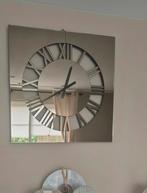 Hotel chique spiegel klok, Ophalen of Verzenden, Zo goed als nieuw, Wandklok