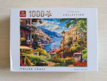 Puzzel Italiaanse Kust - 1000 stukjes beschikbaar voor biedingen