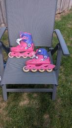Skeelers 32-34 + Bescherming XS (oxelo), Overige merken, Kinderen, Ophalen of Verzenden, Inline skates 4 wielen