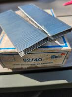 Nieten 6 dozen ( industriële) rugbreedte 8,85 mm, Ophalen of Verzenden, Zo goed als nieuw