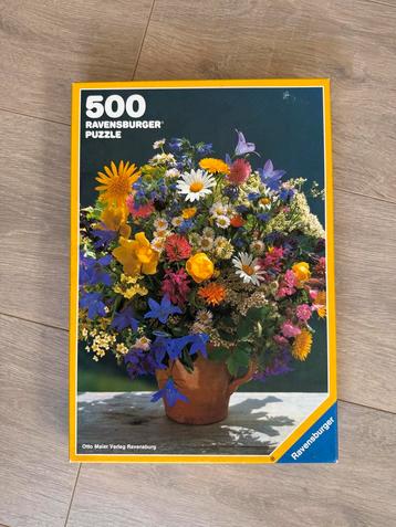 Ravensburger Puzzel 500 Stukjes - Bloemenboeket beschikbaar voor biedingen