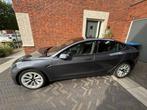 Tesla Model 3 LR 2021 Grijs, Auto's, Automaat, 27 €/maand, Zwart, Overige bekleding