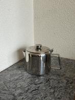 Vintage RVS theepot / serveerkan - chroom - design, Huis en Inrichting, Keuken | Potten en Pannen, Ophalen of Verzenden, Zo goed als nieuw