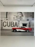 Cuba Vintage Auto Foto 3d kunststof 47x67 cm, Ophalen of Verzenden