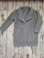 Lichtgrijze teddy jas mt S/ 36, Ophalen of Verzenden, Gedragen, Maat 36 (S), Grijs