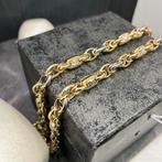 14k gouden ketting prachtig schakel versace model, Sieraden, Tassen en Uiterlijk, Kettingen, Ophalen of Verzenden, Zo goed als nieuw