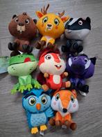 Knuffels Lidl bosdieren mini's bosmini's 8 stuks L721, Ophalen of Verzenden, Zo goed als nieuw, Overige typen