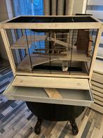 Hamster kooi 4 verdiepingen lxbxh 60/34/48, Ophalen of Verzenden, Zo goed als nieuw, Metaal, Vogelkooi