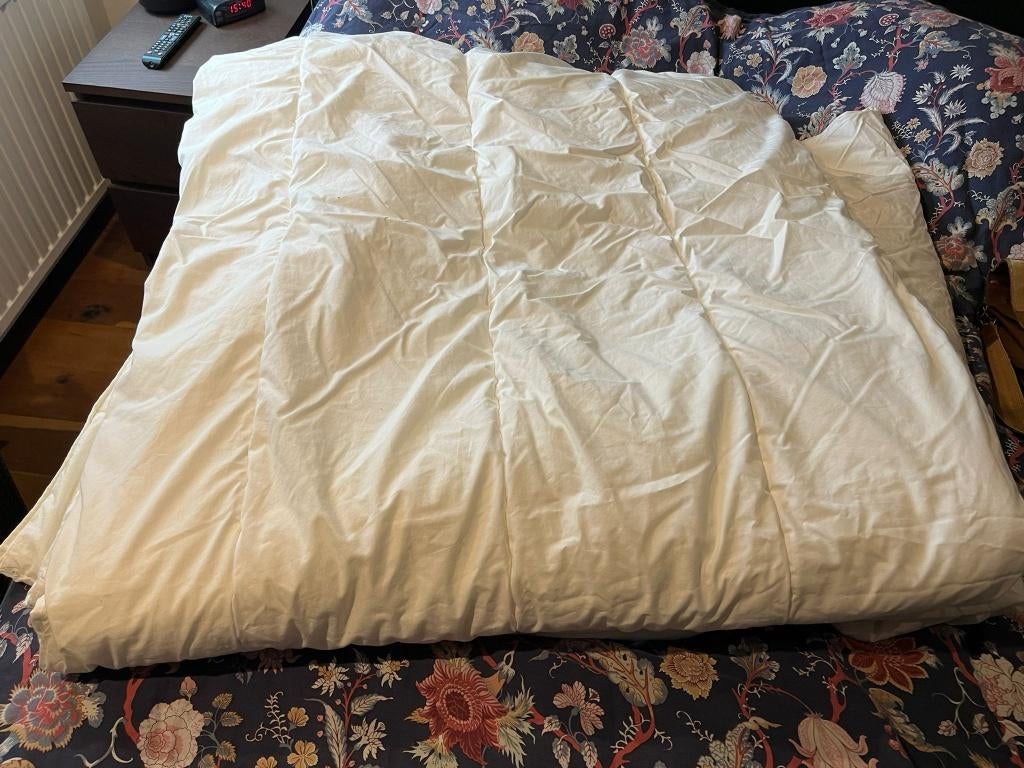 dekbed IKEA Stjarnbracka 240x220 cm, Huis en Inrichting, Slaapkamer | Beddengoed, Ophalen, Gebruikt, Wit, Tweepersoons