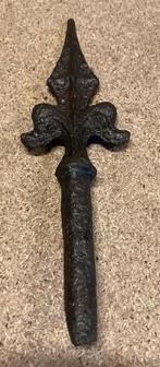 Smeedijzeren hek punt sier punt stijl punt, Ophalen of Verzenden