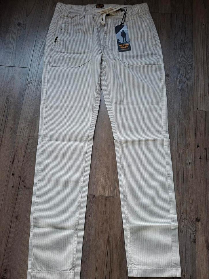 PME LEGEND Liftmaster linnen broek W32 L32, Kleding | Heren, Spijkerbroeken en Jeans, Nieuw, W32 (confectie 46) of kleiner, Overige kleuren